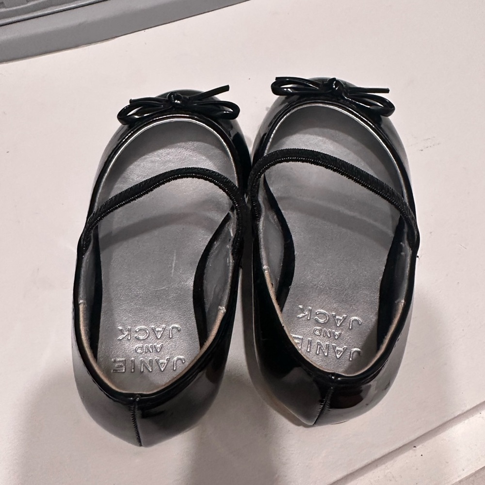 Janie and Jack Black Dress Shoes for Kids